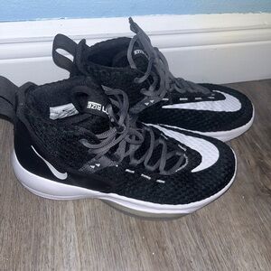 Nike Kids Black and White Athletic Shoes